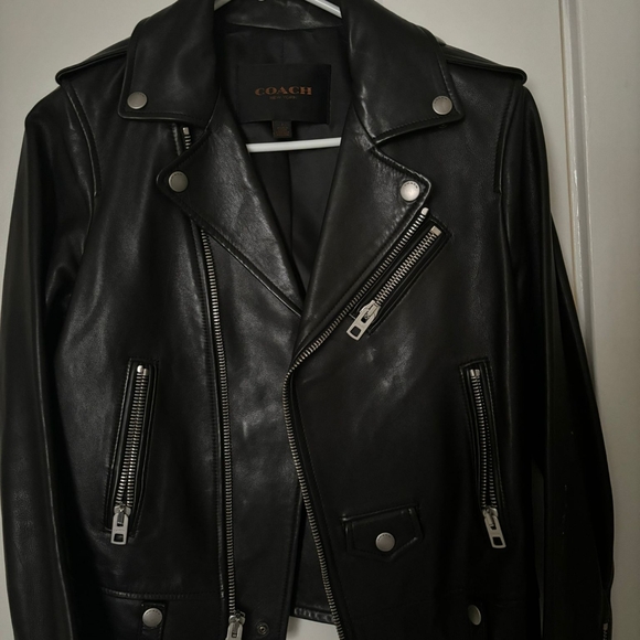 Leather Moto Jacket - Picture 2 of 3